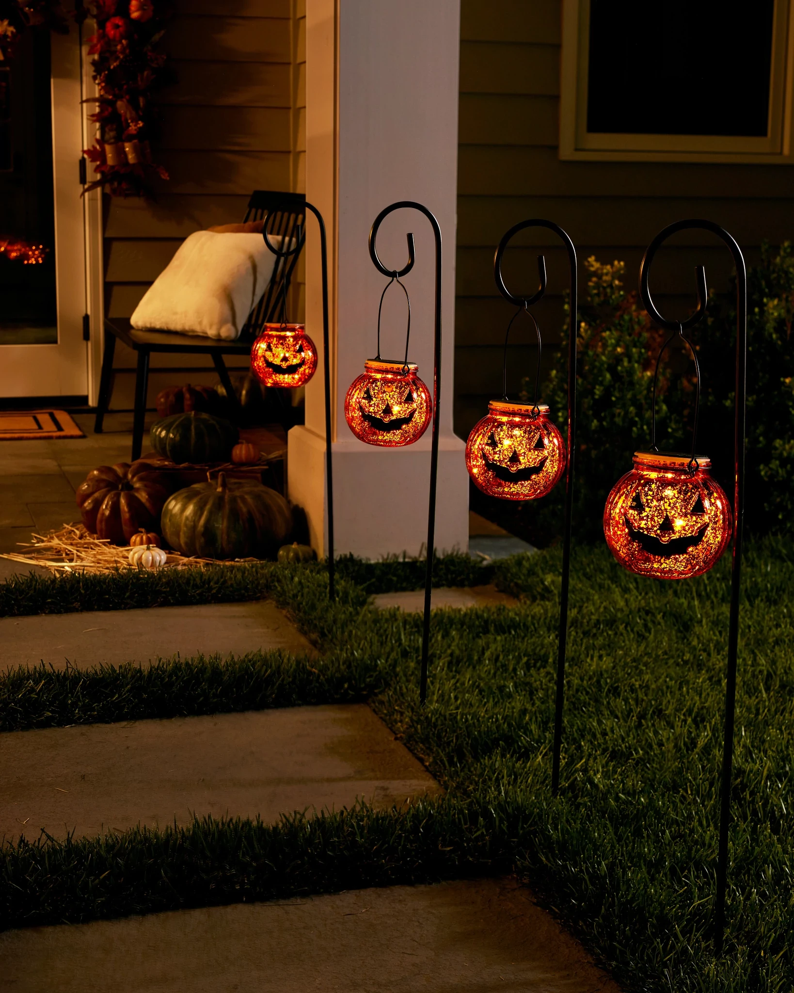 Luci da Giardino a forma di Zucca Solare